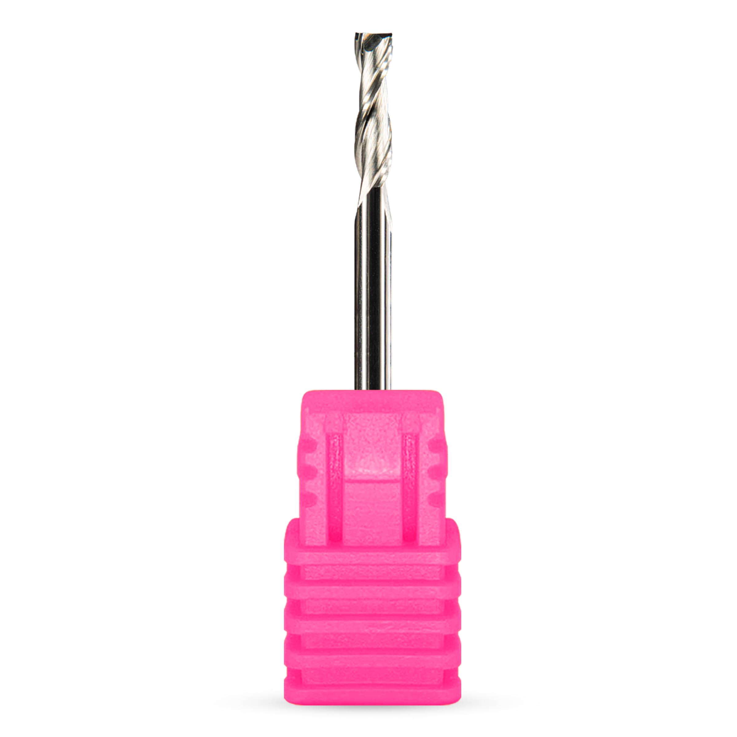 Fresa CNC para madera y plástico – Up-Cut (virutas hacia arriba), de 2 filos, ranura helicoidal, HRC65 | Serie WU – D6.0x6.0xL24/60