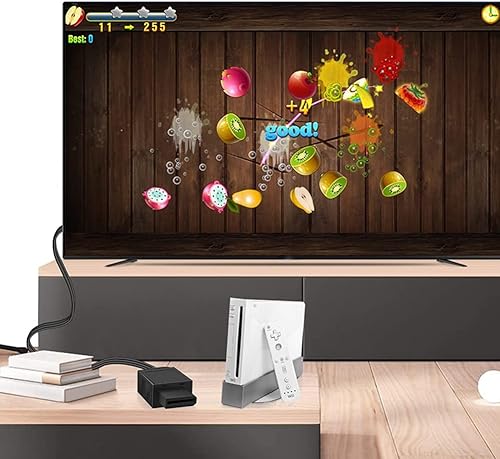 Miniatura 5 de Junsi Cable convertidor Wii a HDMI, cables adaptadores HDMI, línea de conversión de conector Full HD, cable 1080P720P compatible con Nintendo Wii,