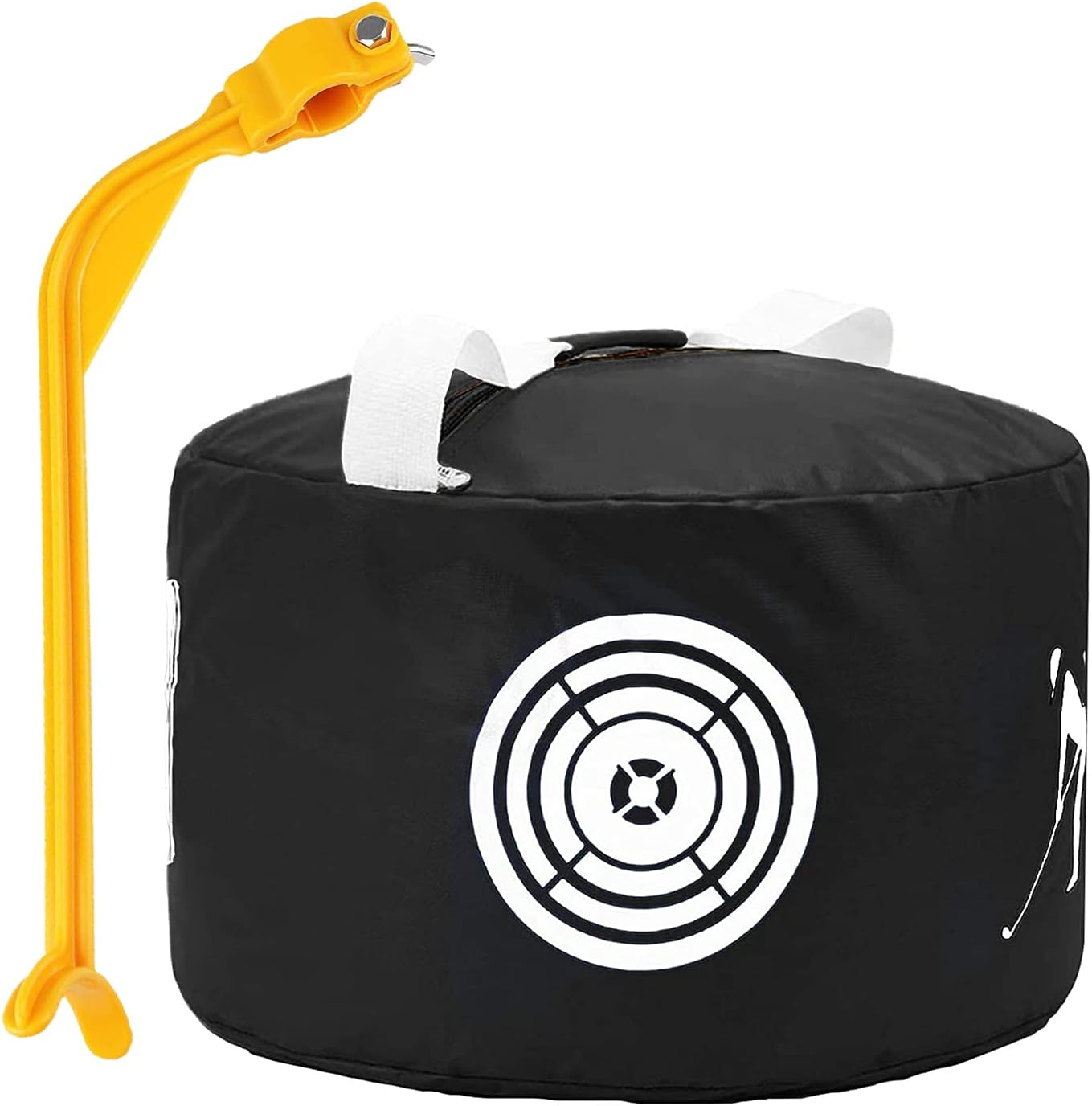 AMRTAGolf Smash Bag Impact Power with Swing Training Motion Posture Correction Tools Set, Golf Hitting Bag with Elastic Rope Returning Waterproof Durable for Golf Trainers Practicing