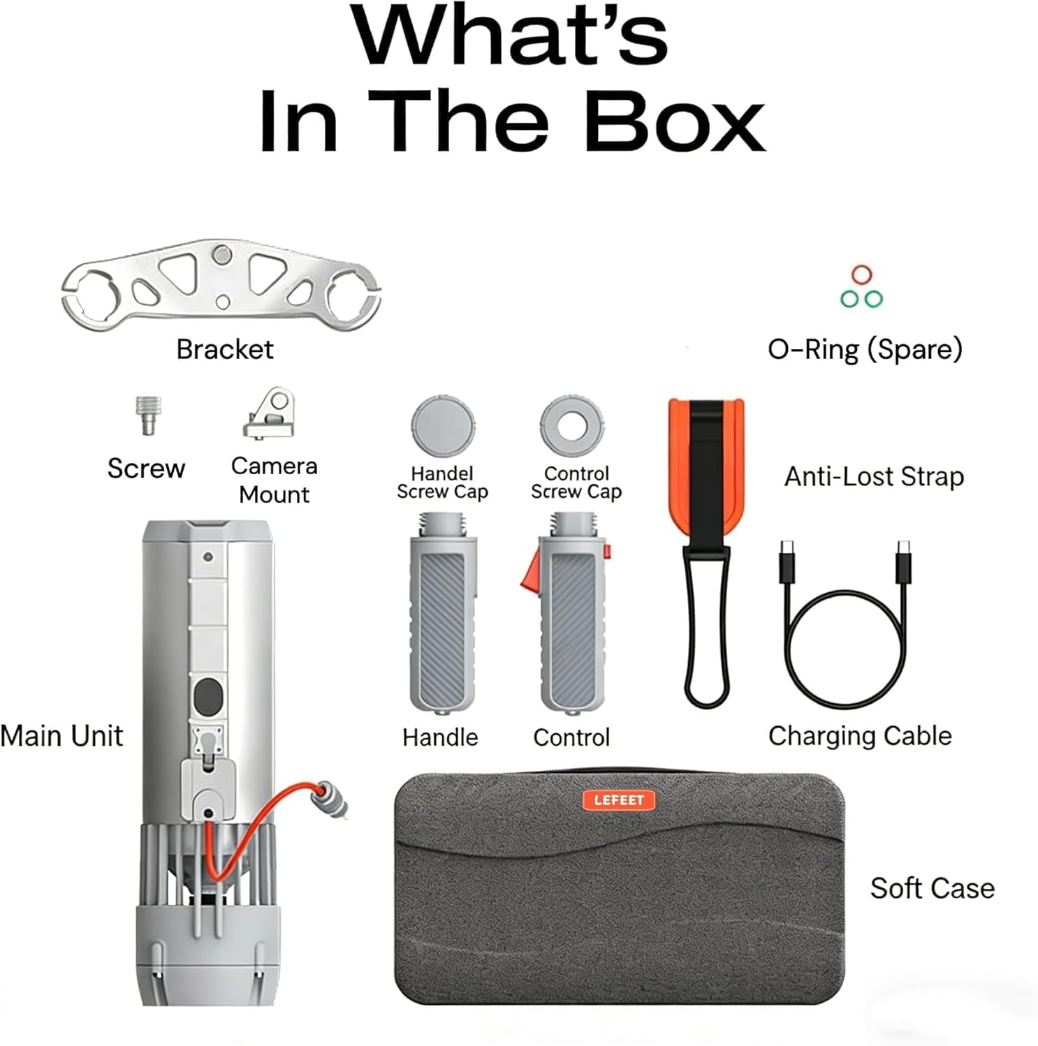 LEFEET P1 Lite Underwater Scooter, 4 Speed Modes Portable Water Scooter for Adults, 60 Min Runtime, 200ft Depth with Camera Mount, Sea Scooter for Snorkeling, Swimming Pool Scuba, Diving