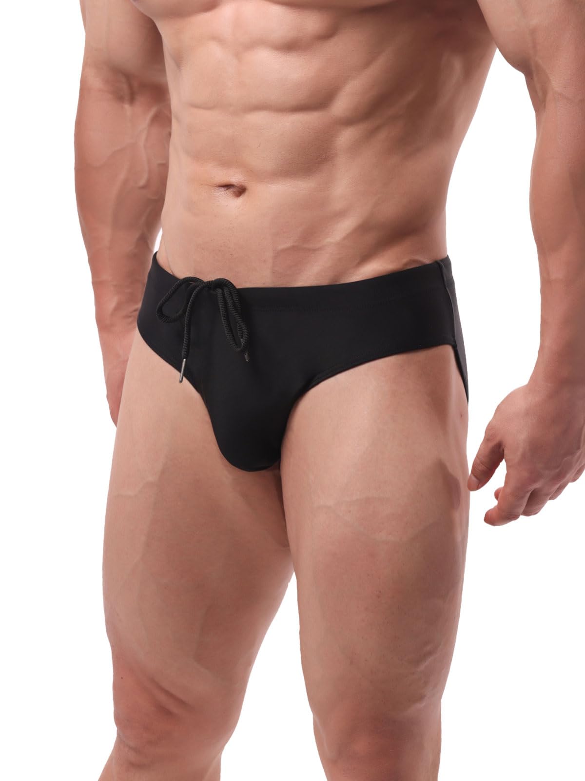 Slip Bañador Hombre Natación Secado Rápido Cordón Interno Ajustable