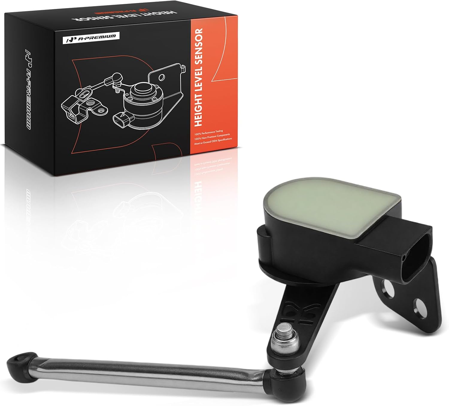 A-Premium Ride Height Level Sensor Compatible with Jaguar XK, XKR, 2007 2008 2009 2010 2011, Rear Right Passenger Side