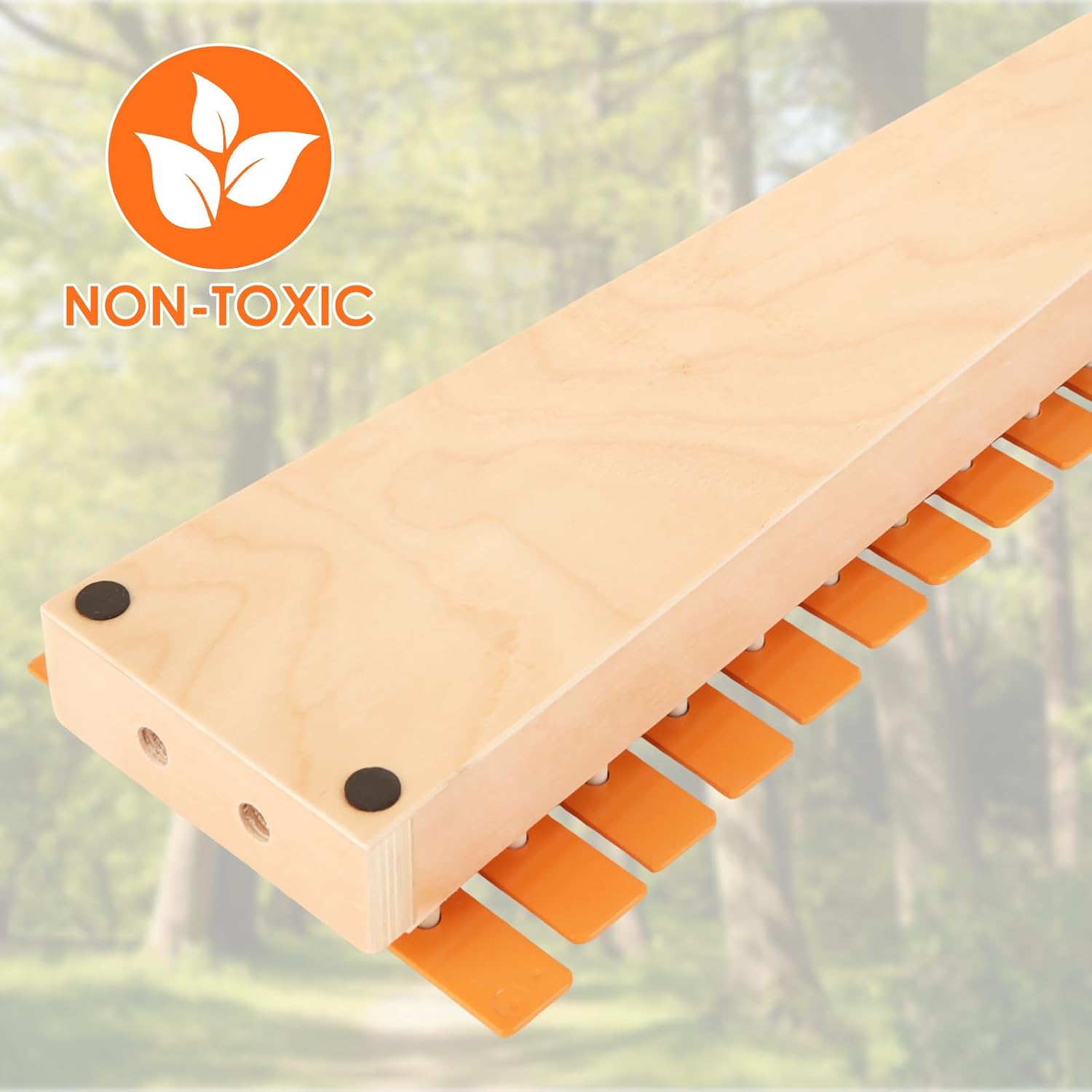 CertBuy CertBuy 13 Notes Glockenspiel Classic Wood Xylophone with 2 Mallets, Non-Slip Bottom & Echo Box Design, Handheld Percussion Musical Instrument Gift for Beginners