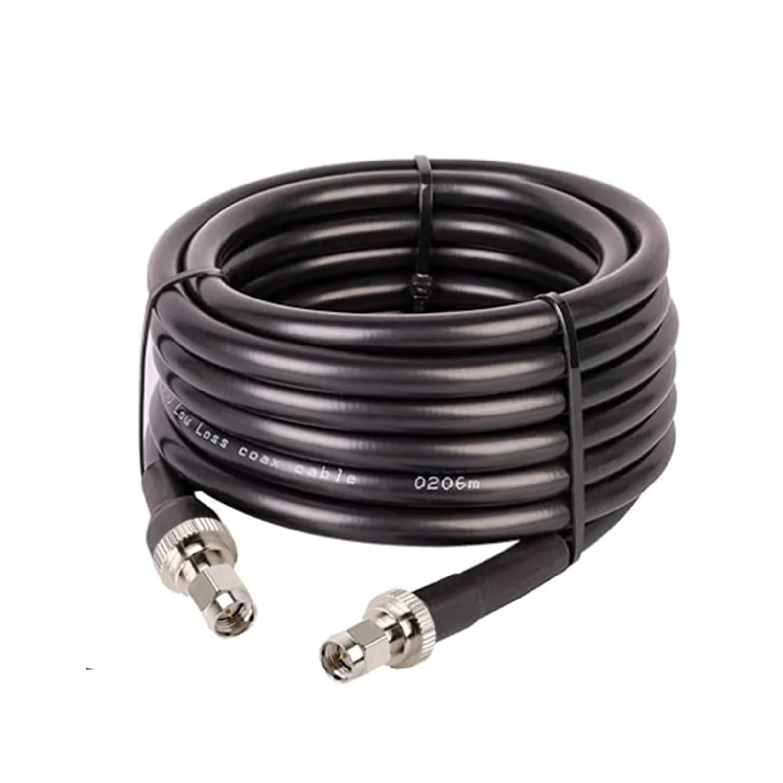 Kabel koncentryczny RF LMR400, SMA do przewodu połączeniowego, przedłużacz sygnału radiowego WIFI 4G, wzmacniacz komórkowego(SMA M to SMA F,15M(49.2FT))