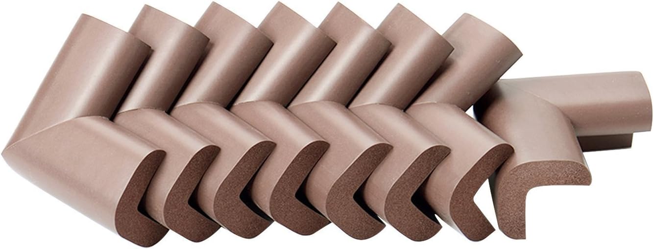 Mombella 8 Piece Corner Guards, Coffee