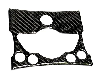ATEX Real Carbon Fiber Soft Interior Dashboard Control Switches Panel Sticker for Cooper MK2 R56 2007~2008 (Pre-Facelift)