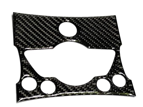 ATEX Real Carbon Fiber Soft Interior Dashboard Control Switches Panel Sticker for Cooper MK2 R56 2007~2008 (Pre-Facelift)