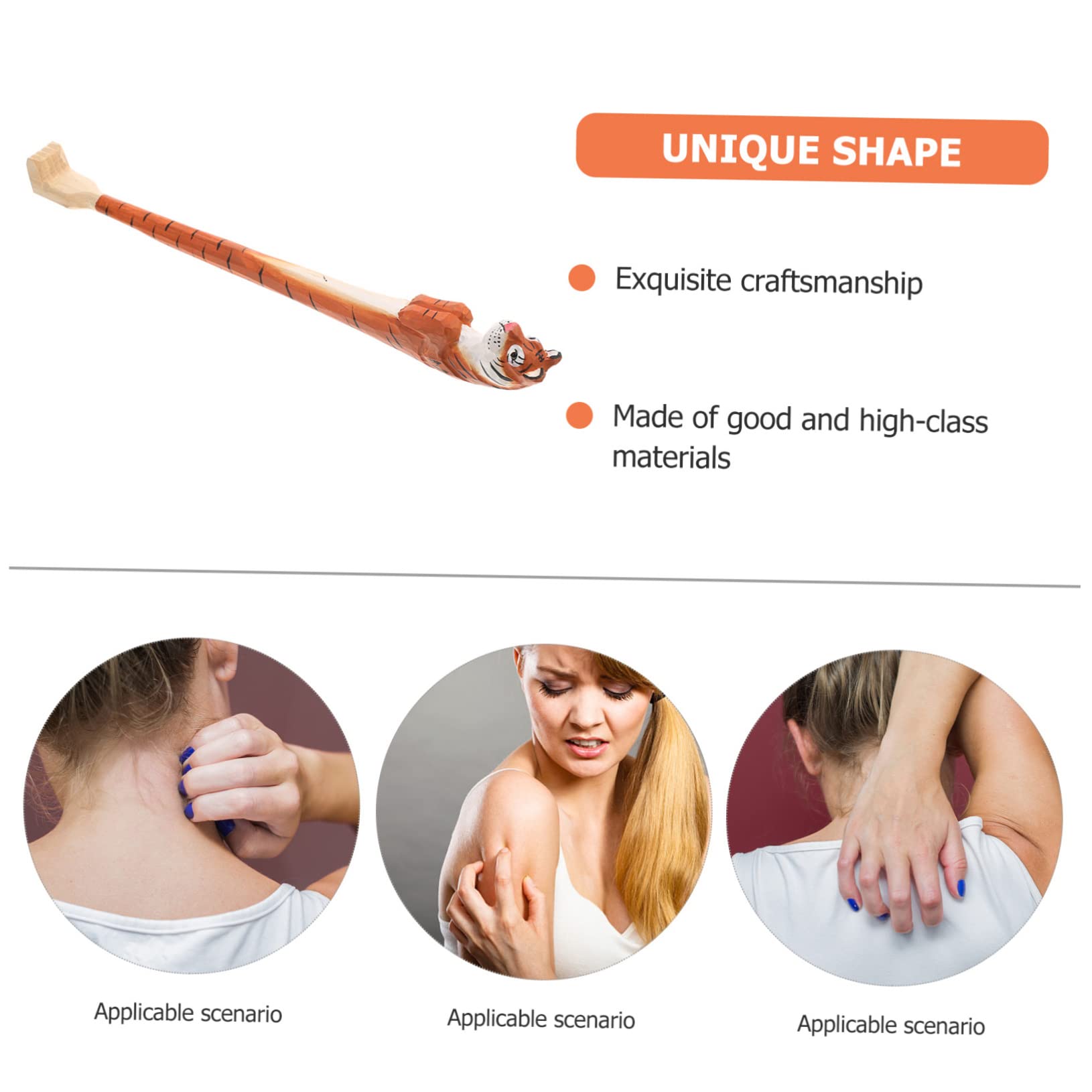 Beavorty 3stücke Langer Rückenkratzer Mit Ergonomischem Holzgriff Massagewerkzeug Für Erwachsene Linderung Von Juckreiz Und Verspannungen Für Altersgruppen