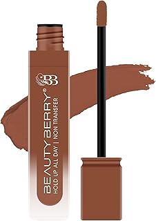 Beauty Berry Hold Up All Day Liquid Lipstick | Long Lasting, Non Transfer Matte Lipstick | Highly Pigmented, Smooth One Sw...