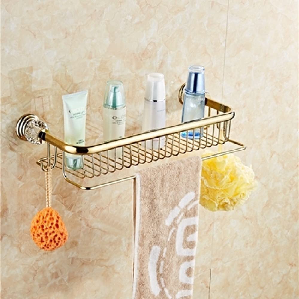 Porte-papier toilette et porte-serviettes fini or LIJUCAI