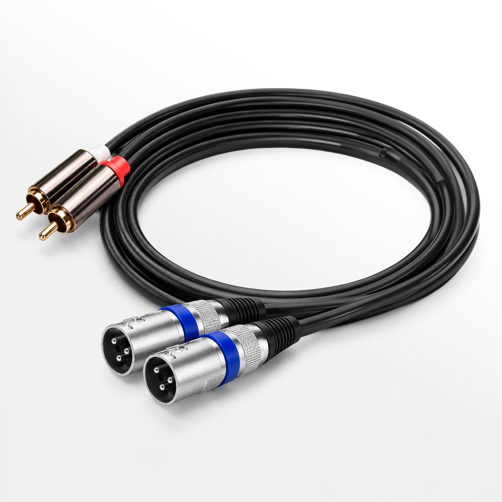 Amazon.co.jp: AZNABLE XLR RCA 変換 ケーブル マイク キャノン