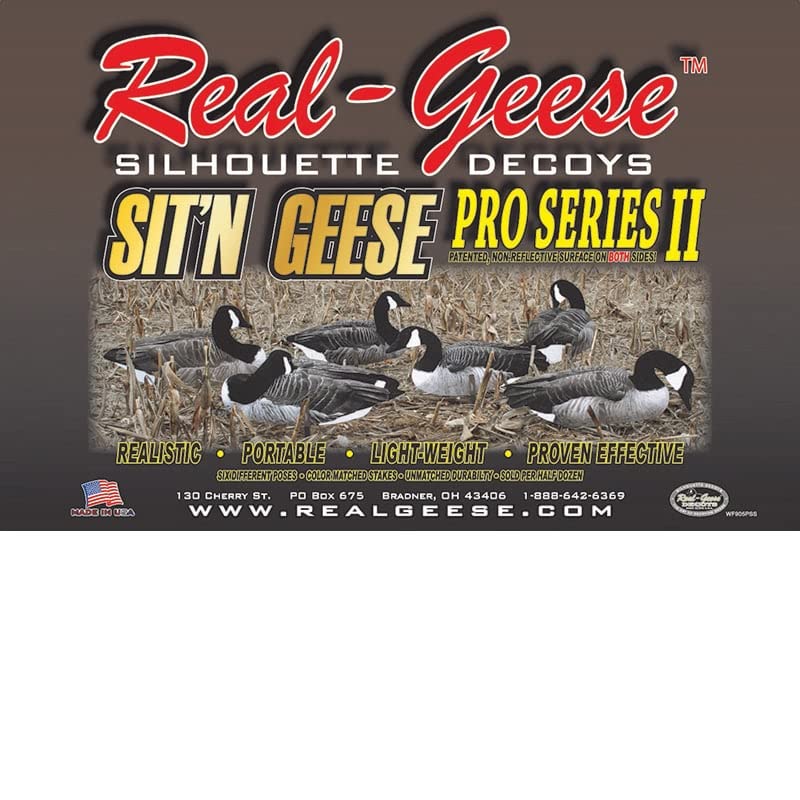 Real-Geese Pro II Sit'n Geese (Half Dozen)