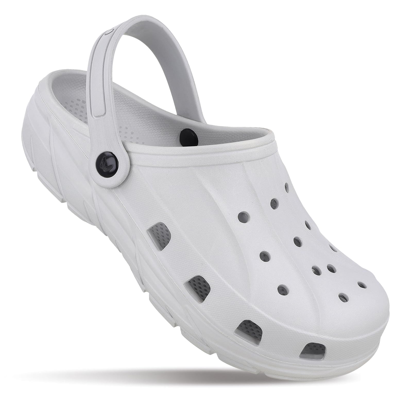 WC4838 Mens Clogs for dailywear and Regular use for Indoor & Outdoor - Light Grey-image-2