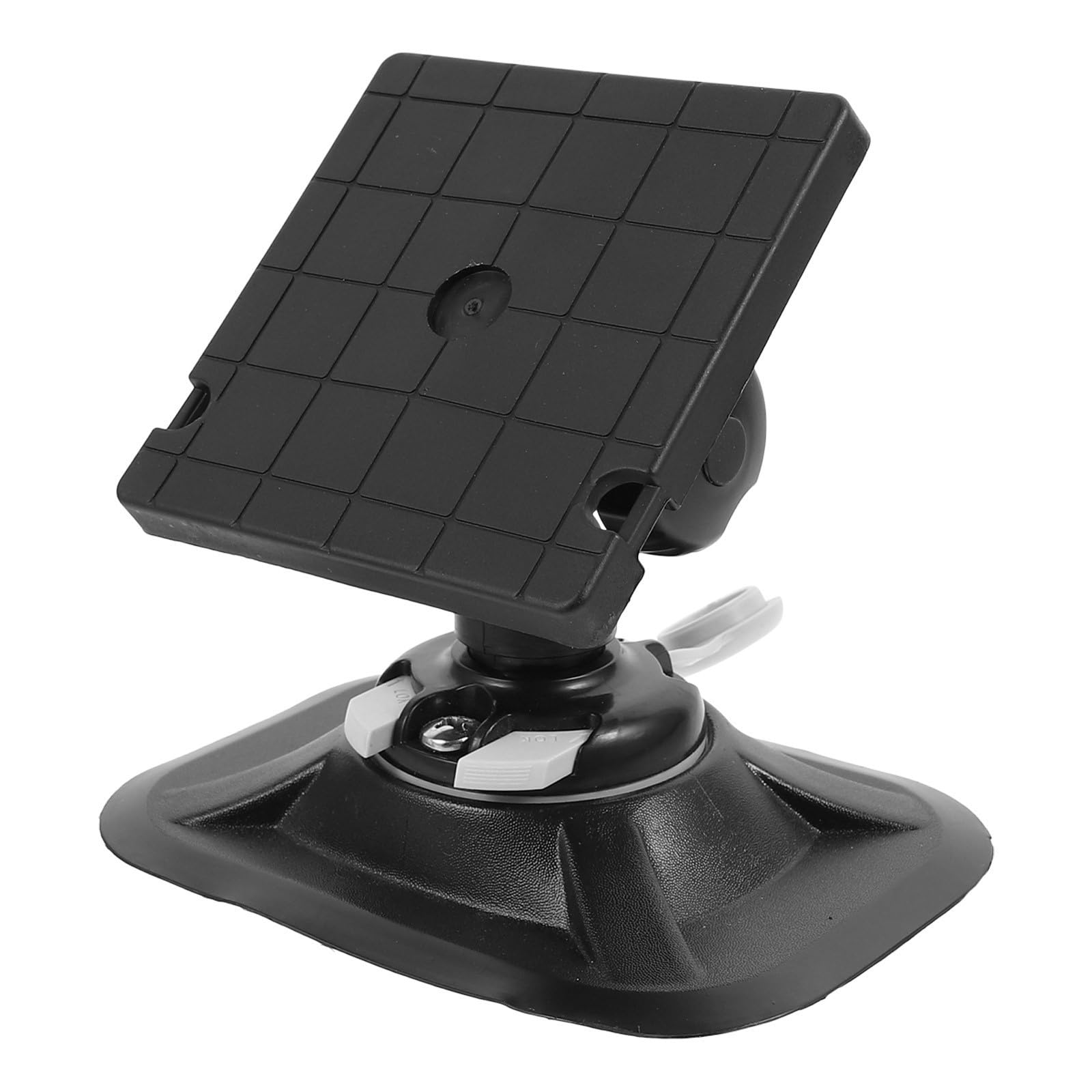 Support sondeur de poisson nylon noir orientable avec base rapide pour canoë - 8