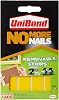 Unibond UNI781739 No More Nails Strip Ultra-strong Removable Translucent - Pack of 10