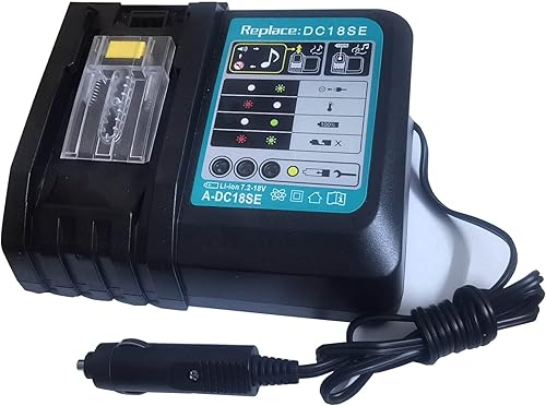 EAGLEWING DC18SE 14.4V-18V Li-ion Níquel Metal Hidruro Óptimo Cargador Automotriz, Azul