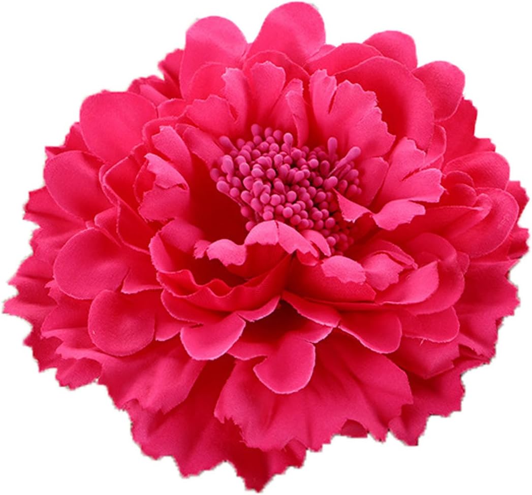 HC-01 Floral Fall Peony Flower Hair Clip Flamenco Dancer Pin up Flower Brooch