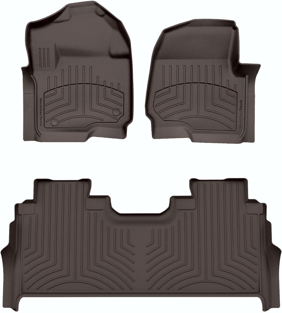 WeatherTech All-Weather Floor Mats - Rear - Cocoa - W60CO