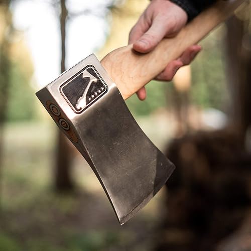 Miniatura 3 de The General: World Axe Throwing League Premium Competition Hacha de lanzamiento y hacha de camping multiusos o hacha de división de madera con funda