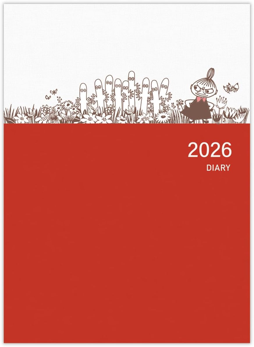 Hallmark Moomin Notebook, 2026, A5 Monthly Family Planner, 845872 (Starts on December 2025)