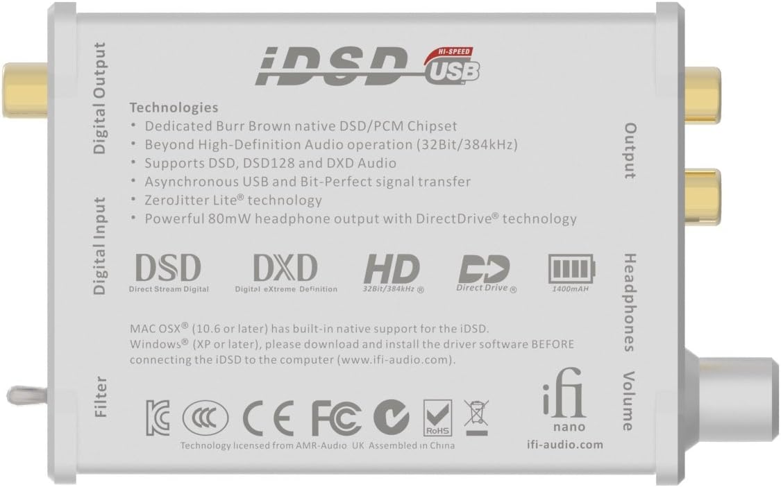 ifi nano idsd dacheadphone amp