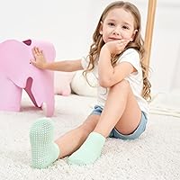 Vista 137 de Zaples - Calcetines altos hasta el tobillo para bebé con base antideslizante, unisex