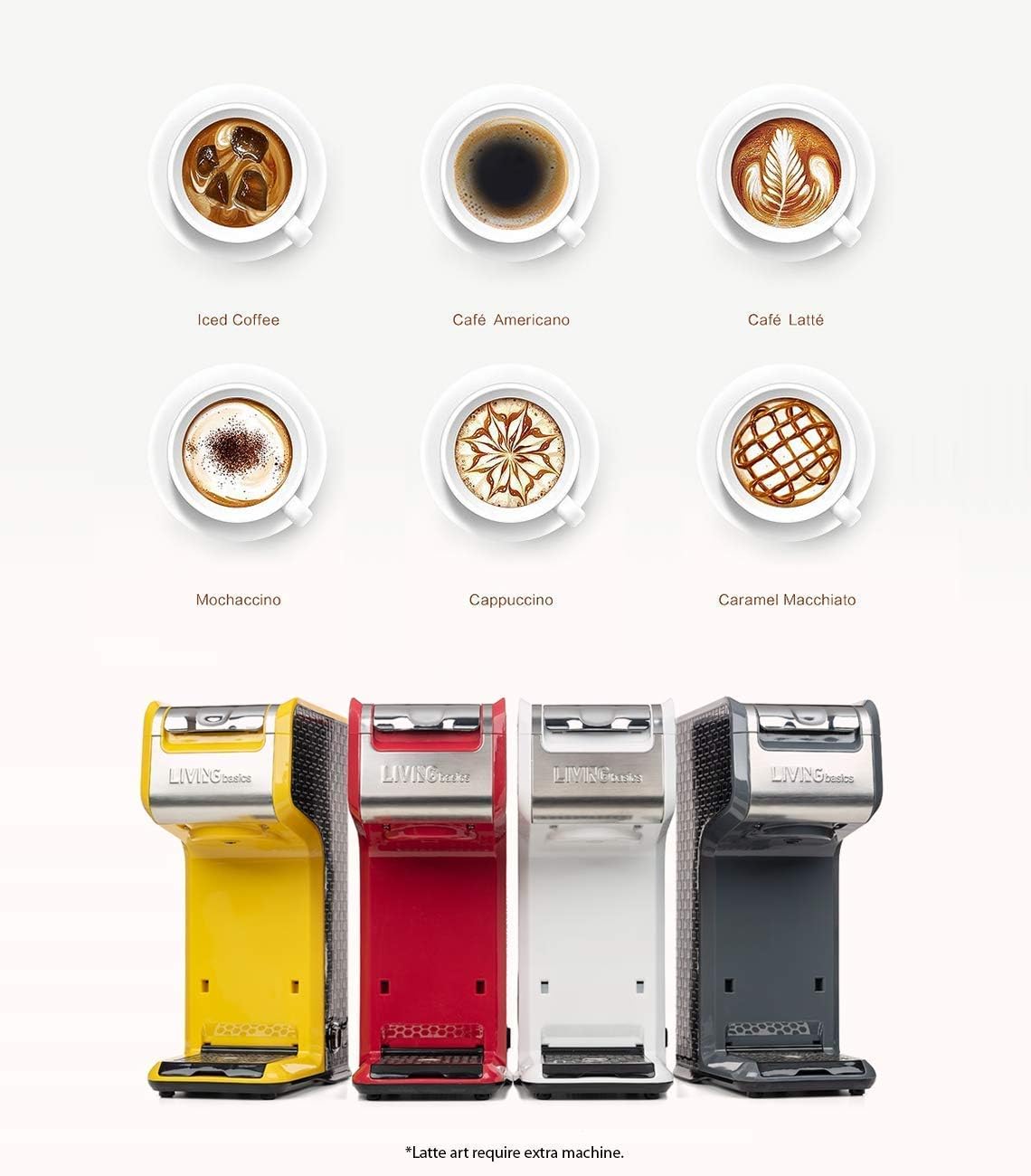LIVINGbasics 2 in 1 Single Serve Coffee 