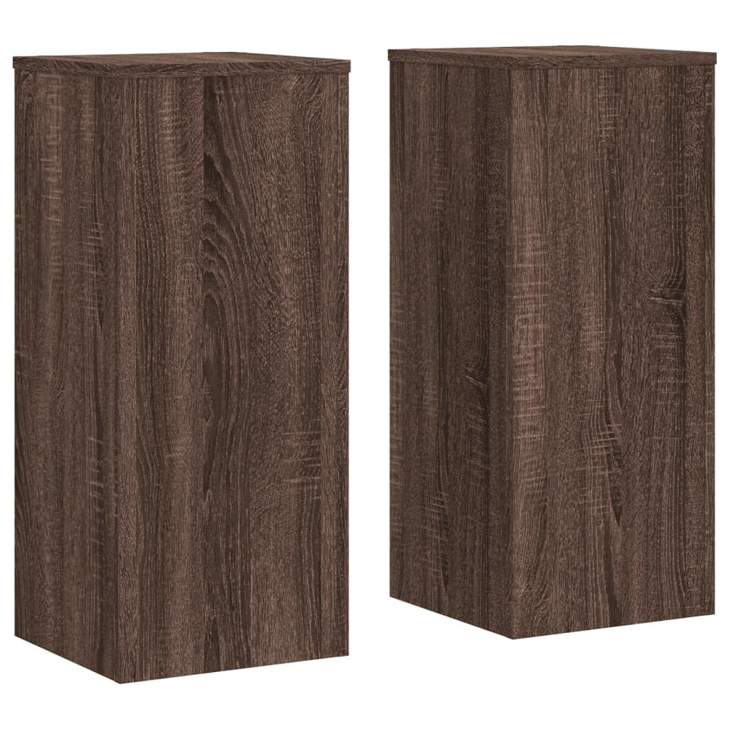 vidaXL Plant Stand 2pcs, Plant Pot Stand for Indoor Living Room, Plant Holder for Decorative, Flower Stand Flower Pot, White Engineered Wood — view 55