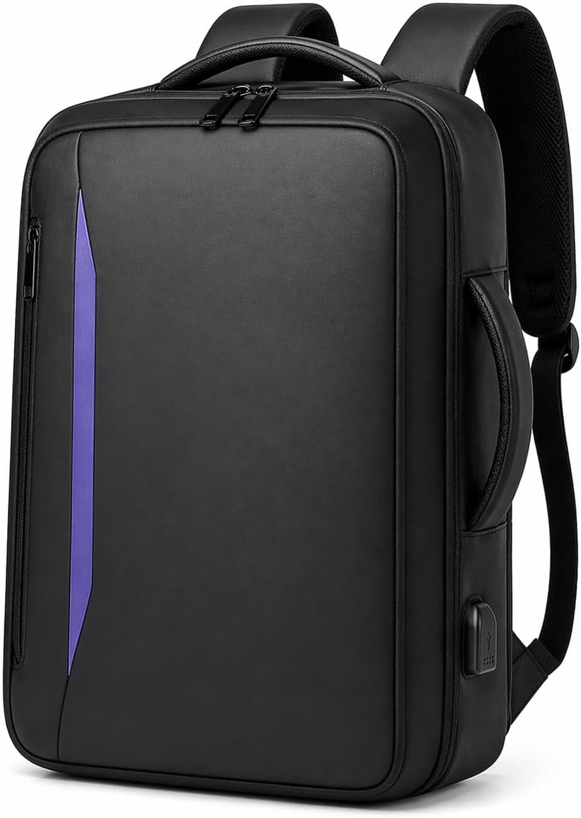 Mochila Executiva Impermeável para Notebook Reforçada Antifurto com USB – Masculina Feminina para Trabalho, Viagem e Escola