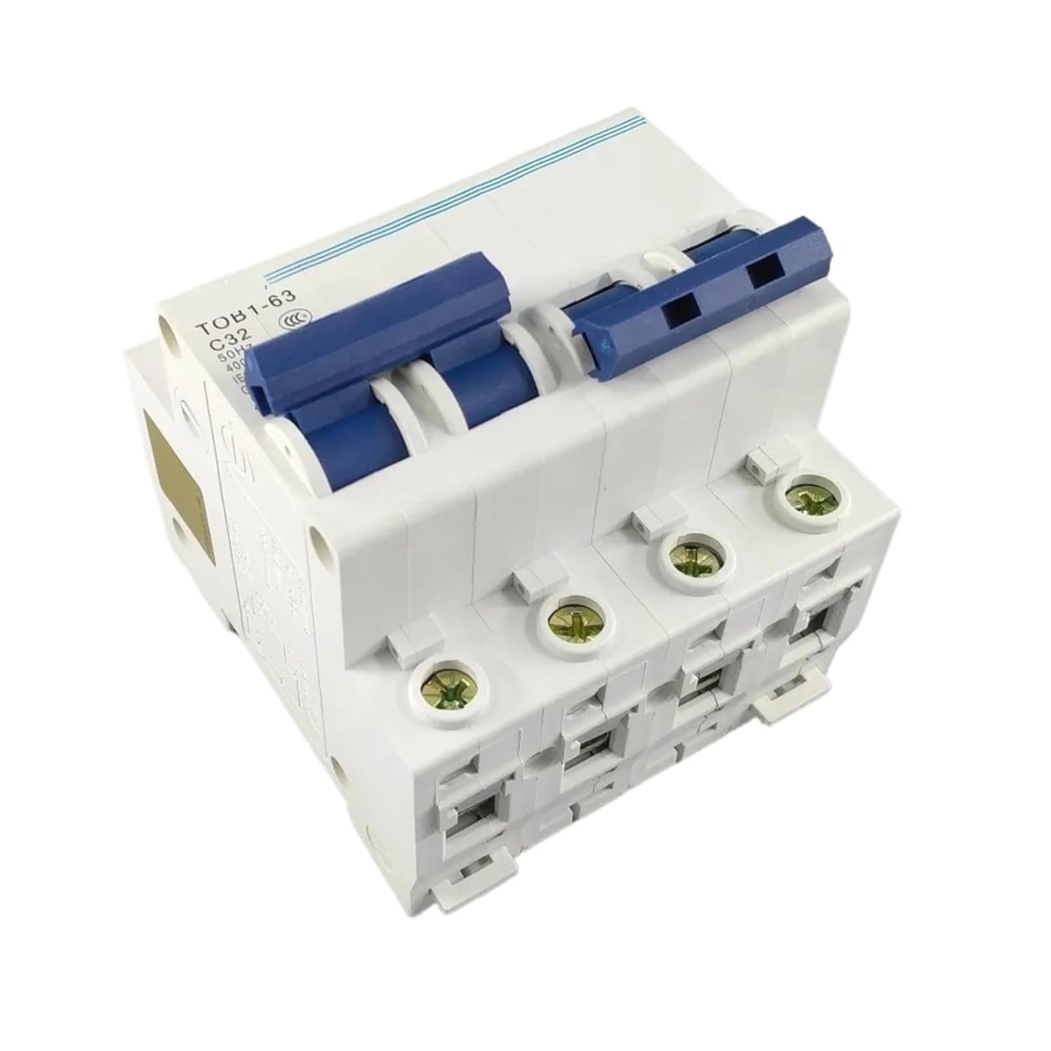 2P 32A MTS Dual Power Manual Transfer Switch Circuit Breaker MCB 50HZ/60HZ 400 1Pcs