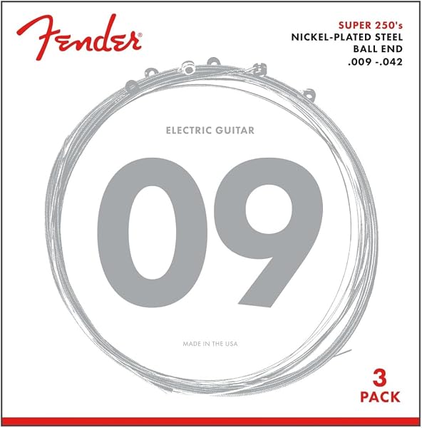 Fender Super 250L NPS Ball End Strings Cuerdas de Guitarra Eléctrica