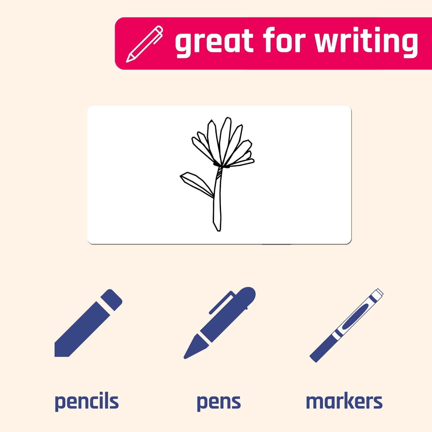 1000 Pieces, 2 x 1 inch - White Labels Stickers to Write On, Blank Stick On Adhesive Sticky Labels - Image 3