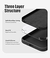 Vista 3 de GOOSPERY Funda de silicona líquida para iPhone 14 Pro Max