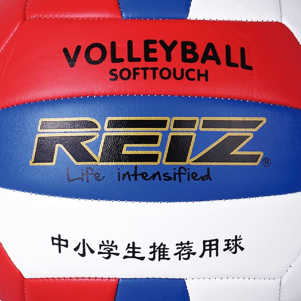 Official Beach Volleyball (Regulation Size and Weight) - Great for Swimming | Premium PU Leather | & | Soft Touch Easy to Grip | Suitable for Indoor/Outdoor Play | Size 5, 21cm