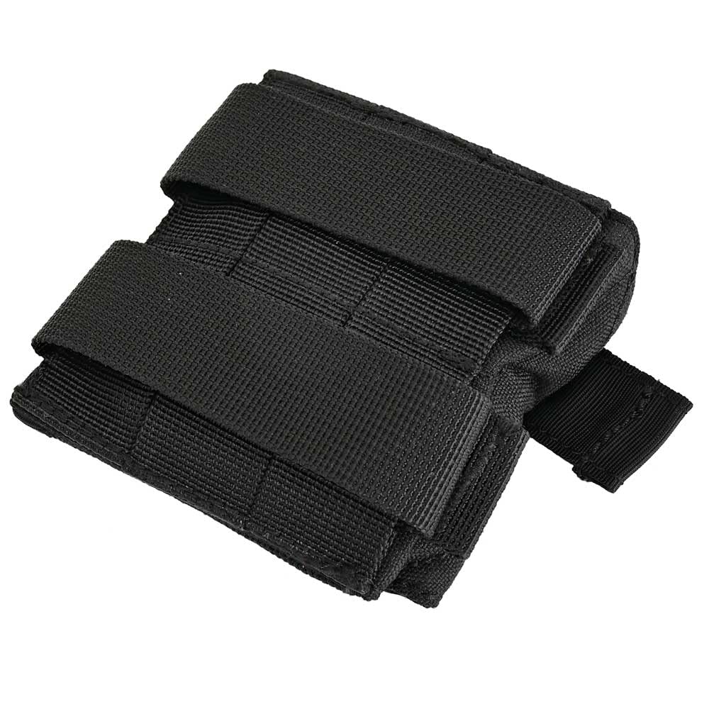 SABADO Micro Molle Dump Pouch,Magazine Utility Pouch Drawstring Ultralight-Mesh Belt Dump Pouches Soft Roll Up Foldable (Black)