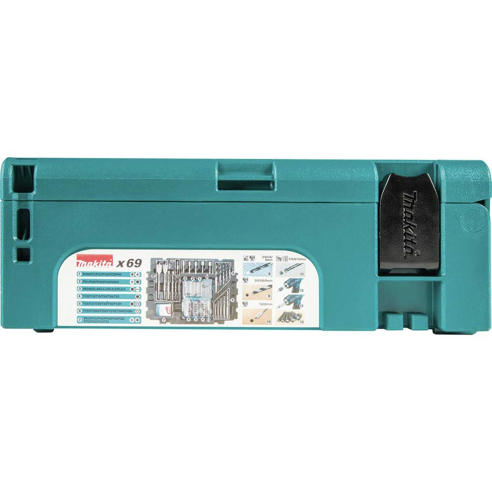 Set de perçage et vissage comprenant 69 pièces dans un Makpac - MAKITA B-49638