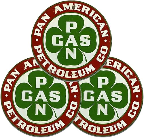 Miniatura 359 de Brotherhood Letrero de gas vintage de reproducción de letreros de metal vintage, letrero redondo de metal para garaje y hogar, 8 pulgadas de Nourse