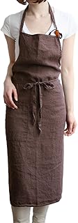 [Clove Cube] 【クローブキューブ】 リネン エプロン 綿 混紡 ユニセックス 北欧風 首掛け カフェ キッチン ガーデニング