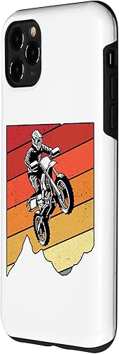 Miniatura 5 de iPhone 12 mini Retro Graphic Dirt Biker Motorcycle Enduro Motocross Biker Case
