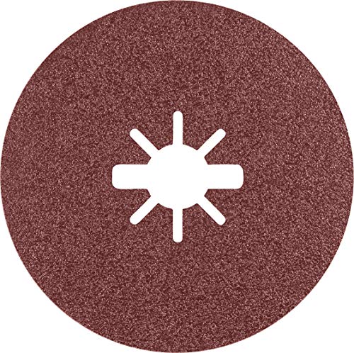 Bosch Accessories 5X Dischi Fibrati Expert R781 Prisma Ceramic X-Lock Per Acciaio, Lamiere Di Acciaio Inossidabile, Ø 115 Mm, Grana 60, Accessorio Sme