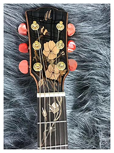 YYYSHOPP Guitare Acoustique Hivernale, Guitare Électrique De L’épinette Solide De 41 Pouces Guitare (Size : 41 inches) - Les Beatles, Paul McCartney, John Lennon, RIngo Starr, George Harrison YYYSHOPP Guitare Acoustique Hivernale, Guitare Électrique De L'épinette Solide De 41 Pouces Guitare (Size : 41 inches) – Image 5