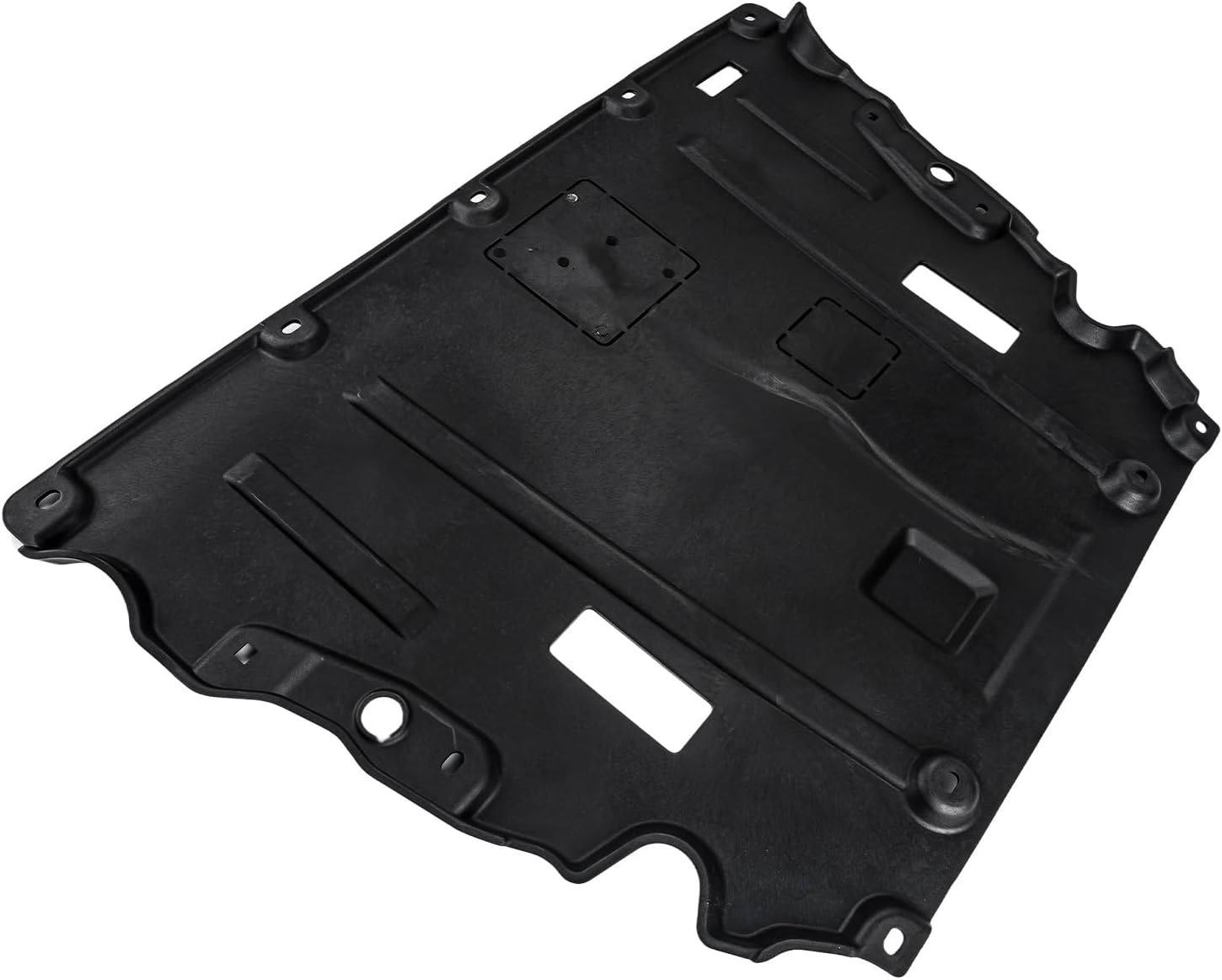 Torchbeam Engine Splash Shield FO1228126 Compatible with 2013-2020 Ford Fusion 1.5/1.6/2.0/2.5L, 2013-2020 Lincoln MKZ 2.0L Turbocharged, Front Lower Engine Under Cover Case Guards