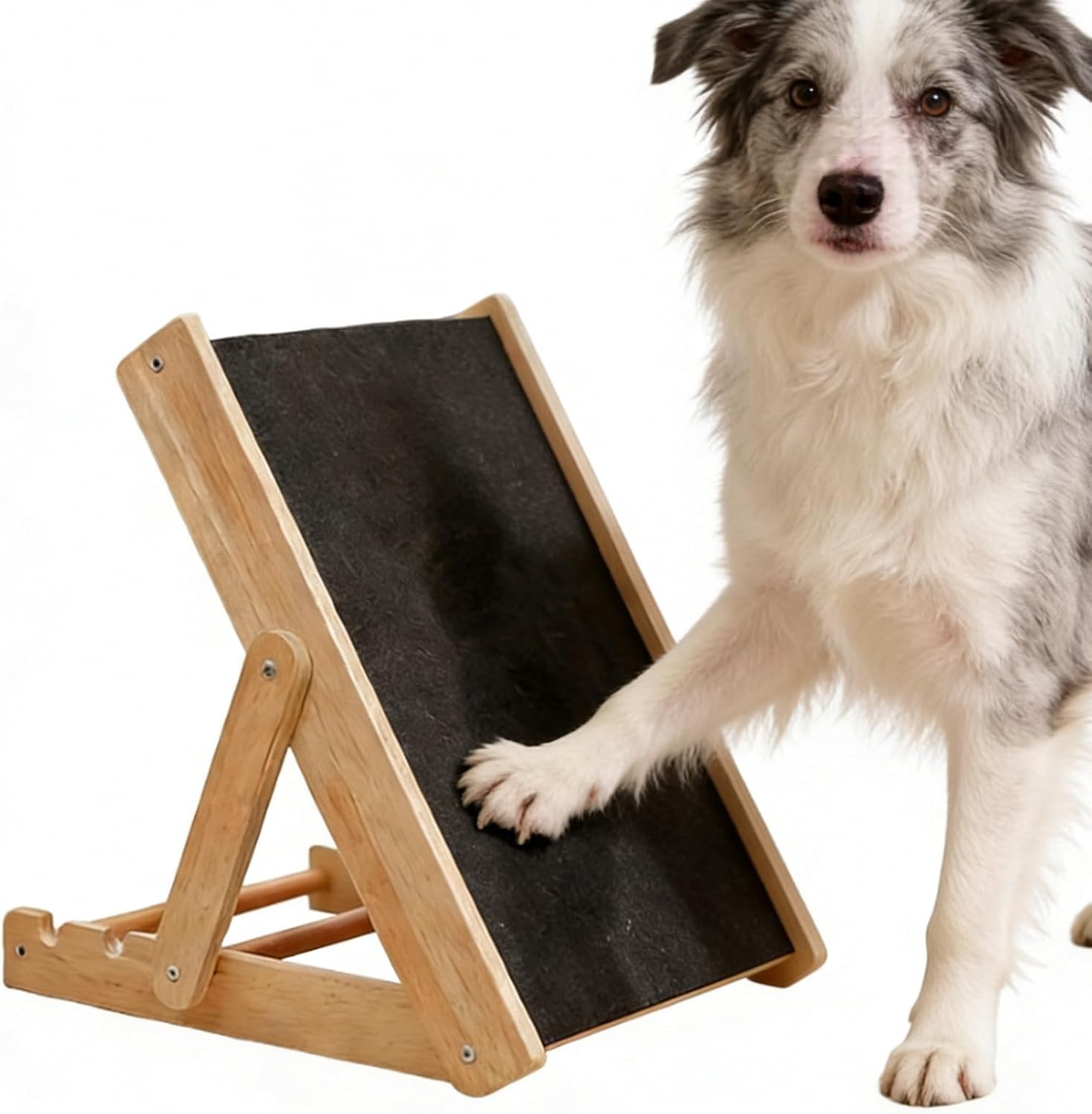 Dog Nail Scratch Pad - Adjustable Sandpaper Grinder, Multi-Functional Trimming Tool Alternative to Dog Nail Clippers and Pet Grinders Pet Nails Care for Dogs&Cats,Interactive Grooming Tool