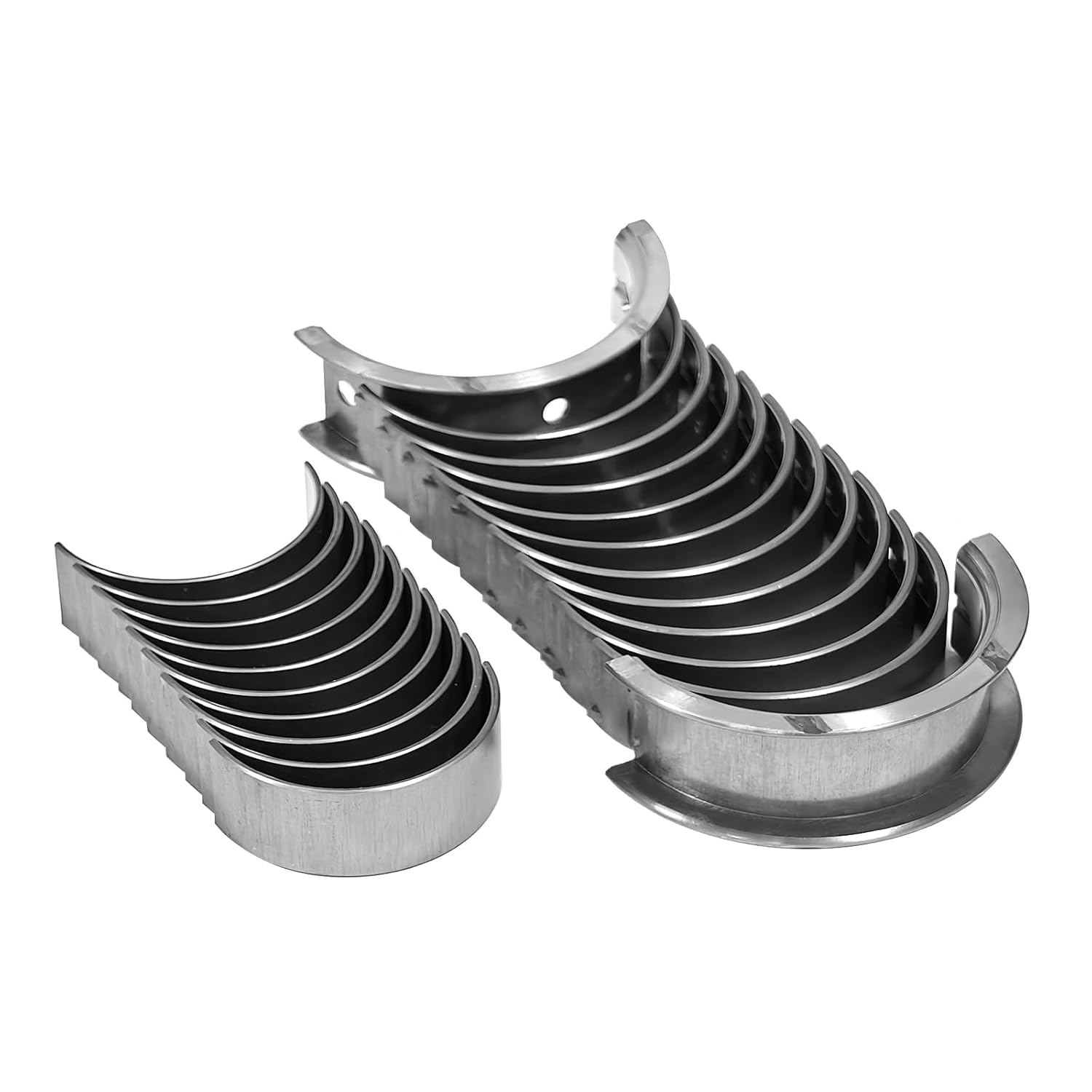 Main & Rod Bearings Set Over Size +0.25 Fit for Volvo C30 C70 S60 S40 V50 V70 XC70 S80 XC90 850 2.3L 2.4L 2.5L L5 1993-2013, Replace 30731544, 31330661 +0.25