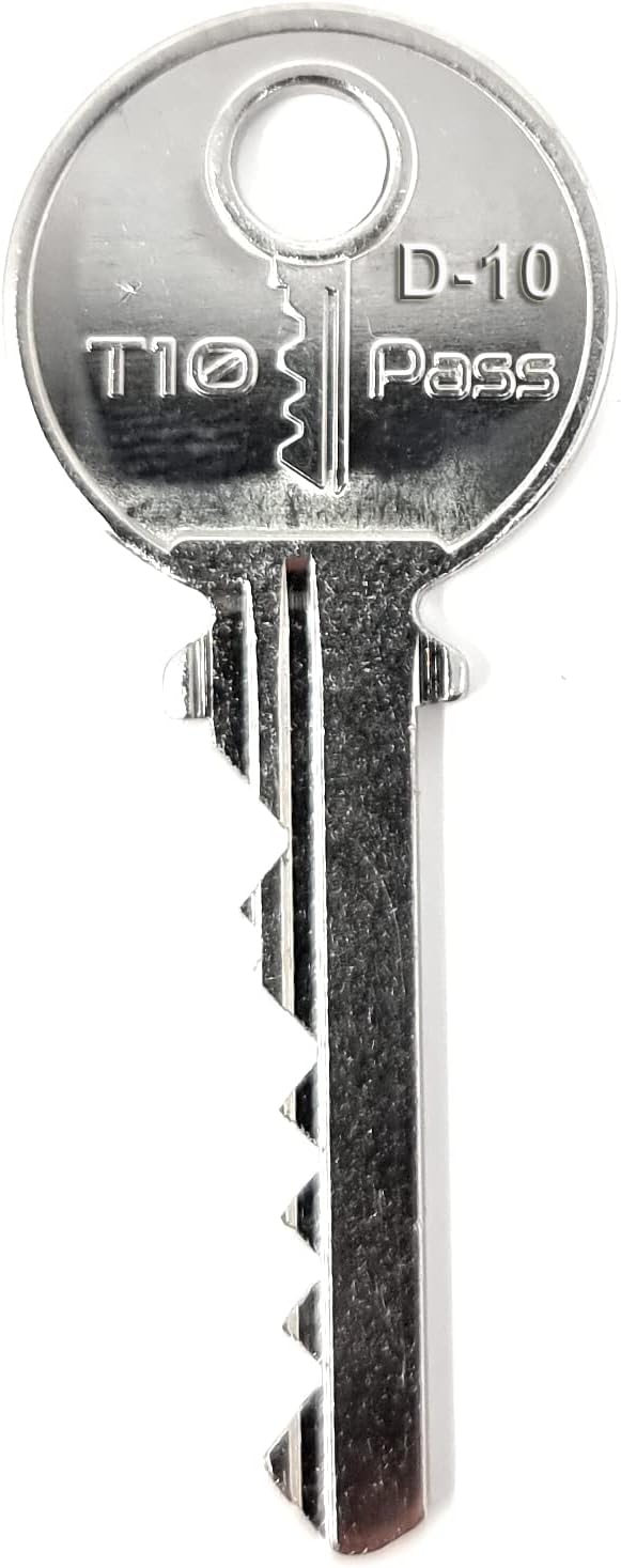 ® T10PASS Lot de 2 pass PTT Distincts T10 & F10 en Acier, Usinage de Précision.Idéal pour