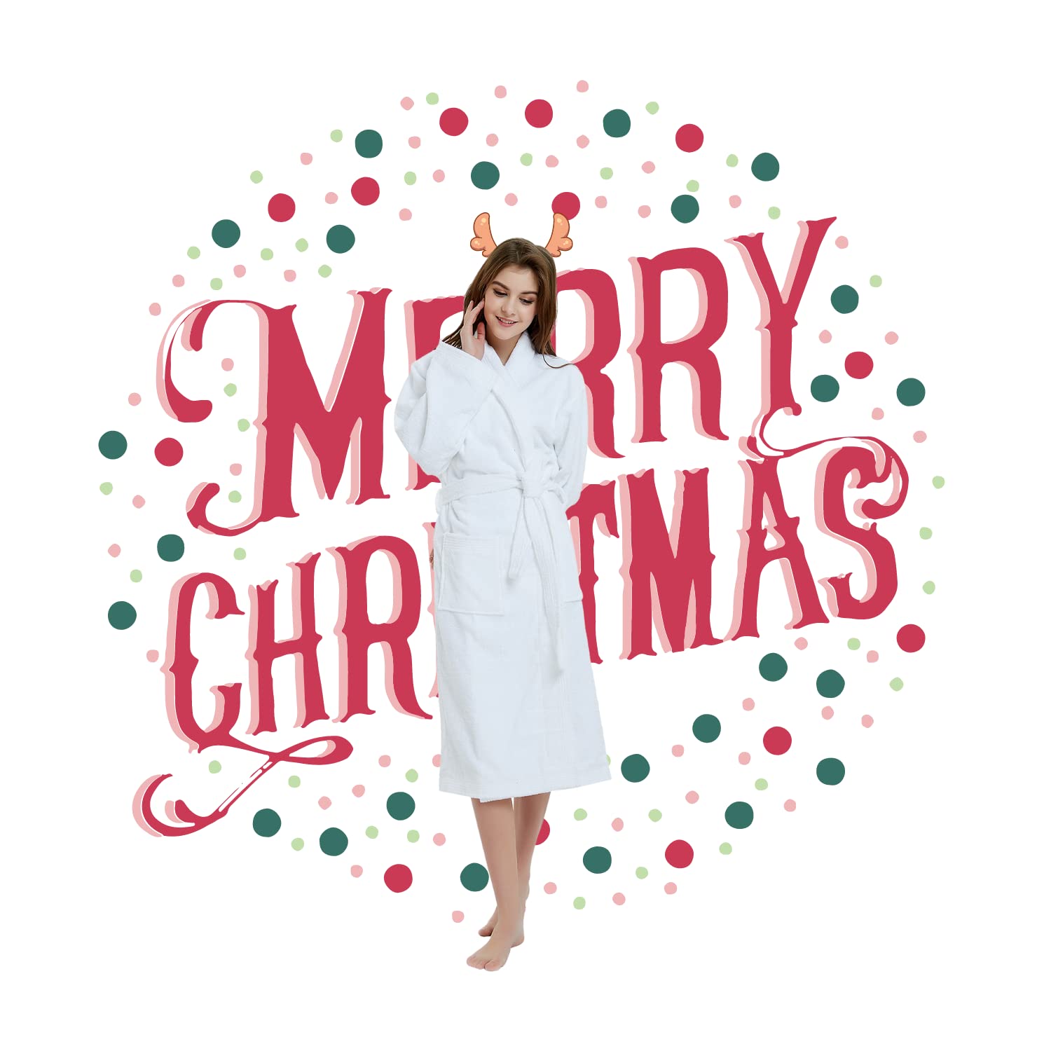 Marquess Terry Cloth Robes for Men- Cotton Towel Bathrobe Luxury Shower Robe Long Shawl Collar (WHITE)