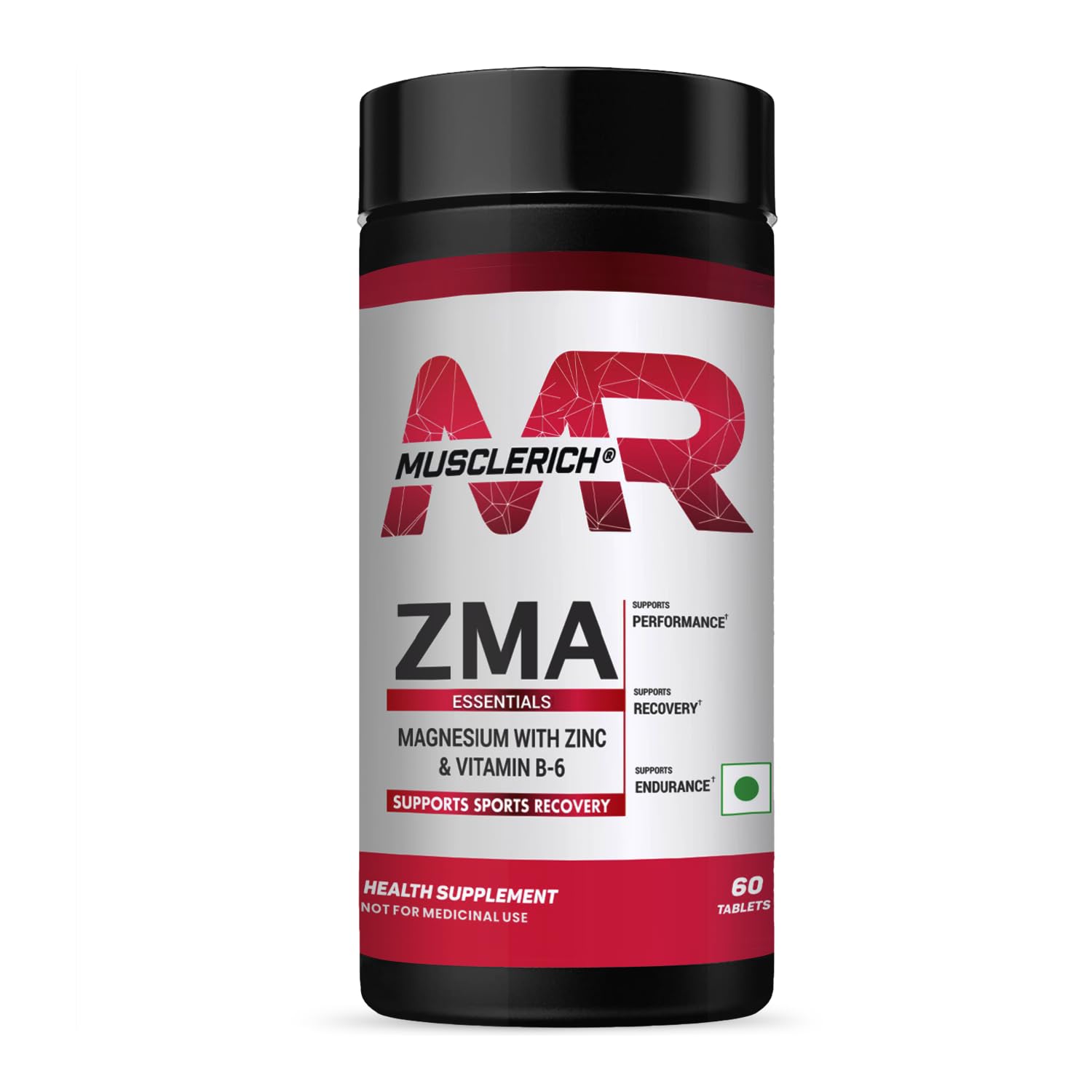MuscleRich ZMA (Magnesium with Zinc & Vitamin B6) 60 Tablets Amazon.in Health & Personal Care