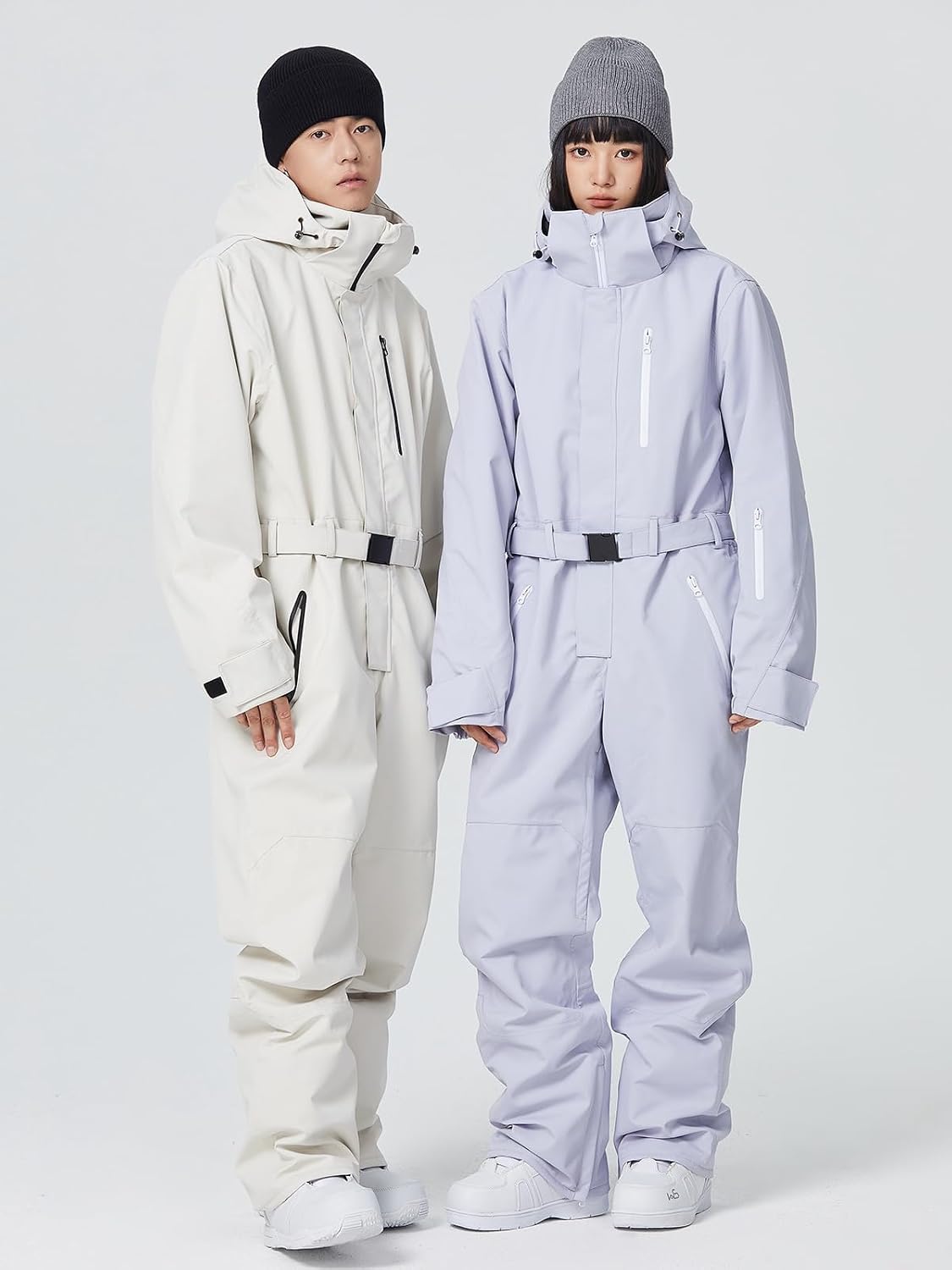 Women and Men's One Piece Ski Suit Waterproof Insulated Snowboard Jacket Snow Suit Winter Outdoor Snowsuit