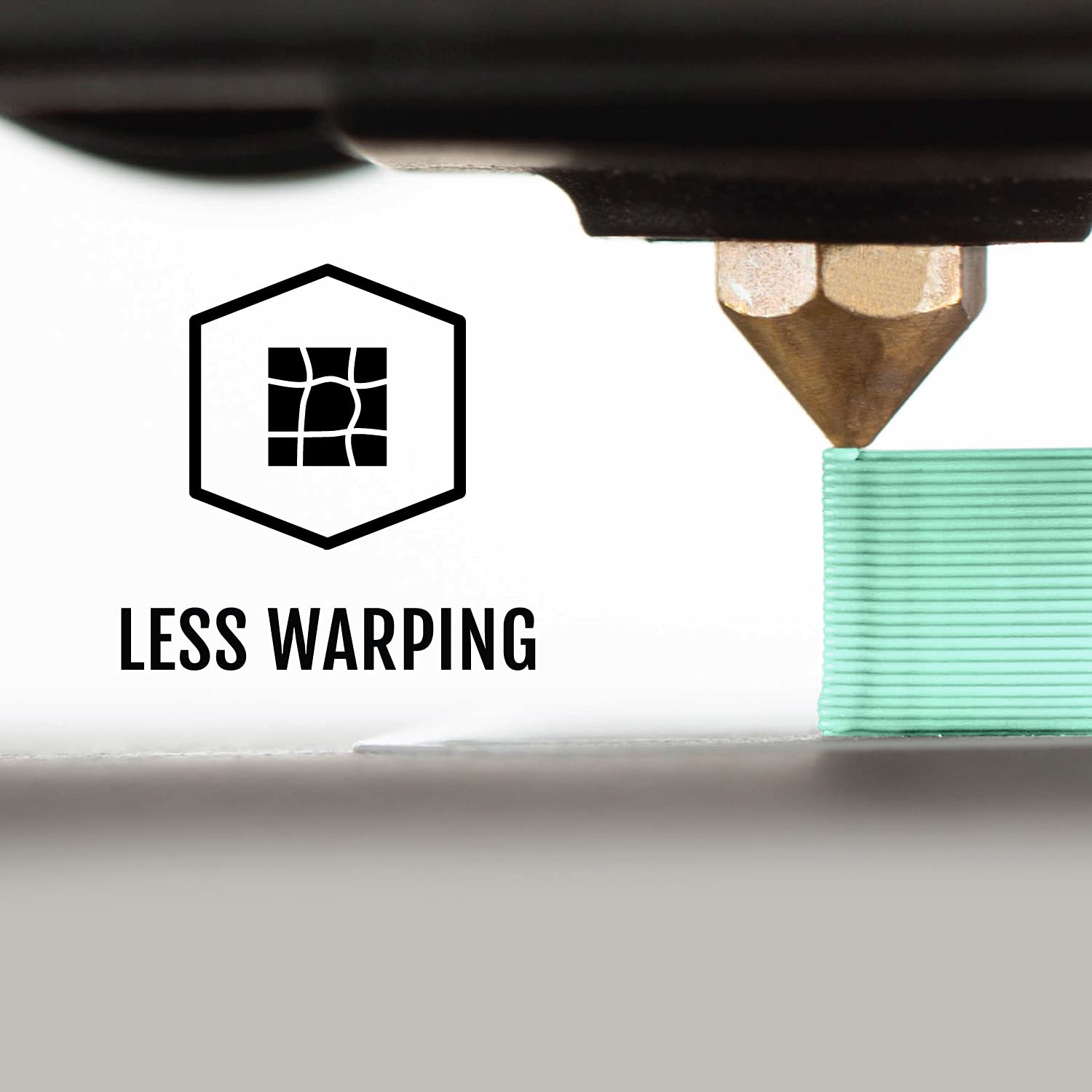 HATCHBOX 1.75mm Mint Green PETG 3D Printer Filament, 1 KG Spool, Dimensional Accuracy +/- 0.03 mm, 3D Printing Filament