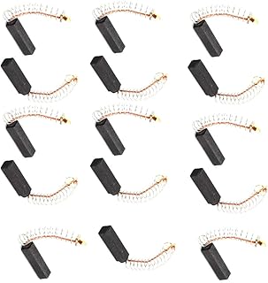 Aexit Power Tool Electric Motors Motor Carbon Brushes Spare Part 18mm x 5mm x 5mm Fan Motors 15 Pcs